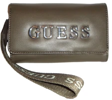 GUESS Maisey Olive Flap Bifold Wristlet Wallet NWT