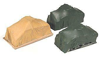 Chooch Enterprises 7256 HO Scale Resin Freight Car Load - Covered Army Tanks (3) - Picture 1 of 1