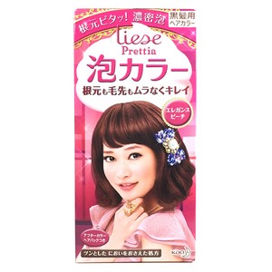 Kao Liese Prettia Bubble Hair Color Elegance Peach 4901301321411