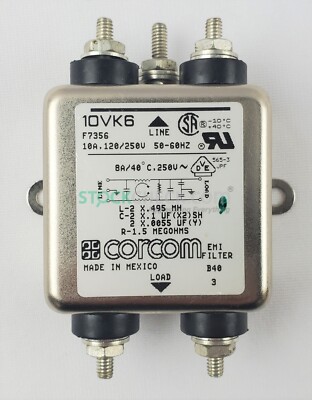 Corcom 10VK6 EMI Filter