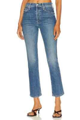 NWT Mother Superior The Tomcat in Kneeling On Stones Straight Crop Jeans 31 $258