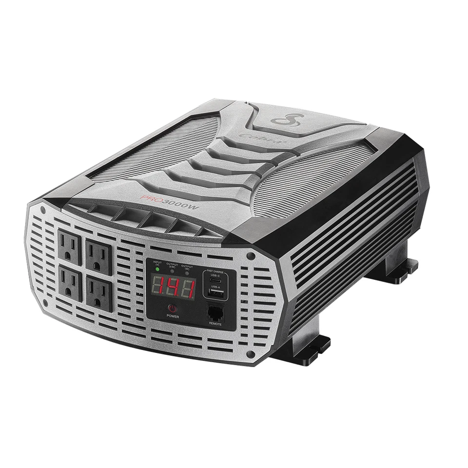 Cobra PRO 3000W Professional Grade 3000 Watt Power Inverter W/ Remote Control - Image 2 of 4
