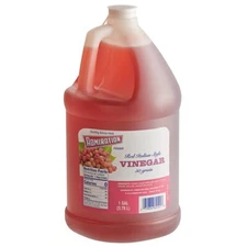 (4/Case) 1 Gallon Red Italian Style Vinegar Bulk Wholesale Supply Made in USA 