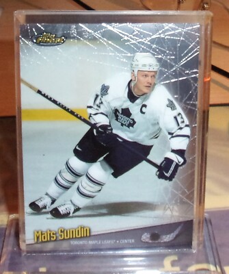 1998-99 Topps Finest - Mats Sundin - Toronto Maple Leafs #106