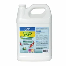 API Pond Care  Stress Coat Plus 1 Gallon Fish and Water Conditioner + FREE  API 
