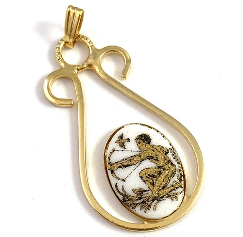 SAGITTARIUS NECKLACE PENDANT VINTAGE 