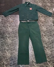 Vintage Green Riverside Coca Cola Coke Uniform Jacket And Pants