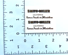1950's Smith Miller water slide door decal  SHIPPING W/TRACKING