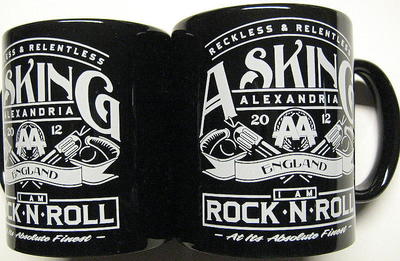 ASKING ALEXANDRIA TASSE KAFFEETASSE RECKLESS AND RELENTLESS BOXED MUG BECHER