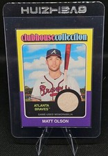 2024 Topps Heritage Matt Olson Clubhouse Collection BAT Relic CCR-MO 