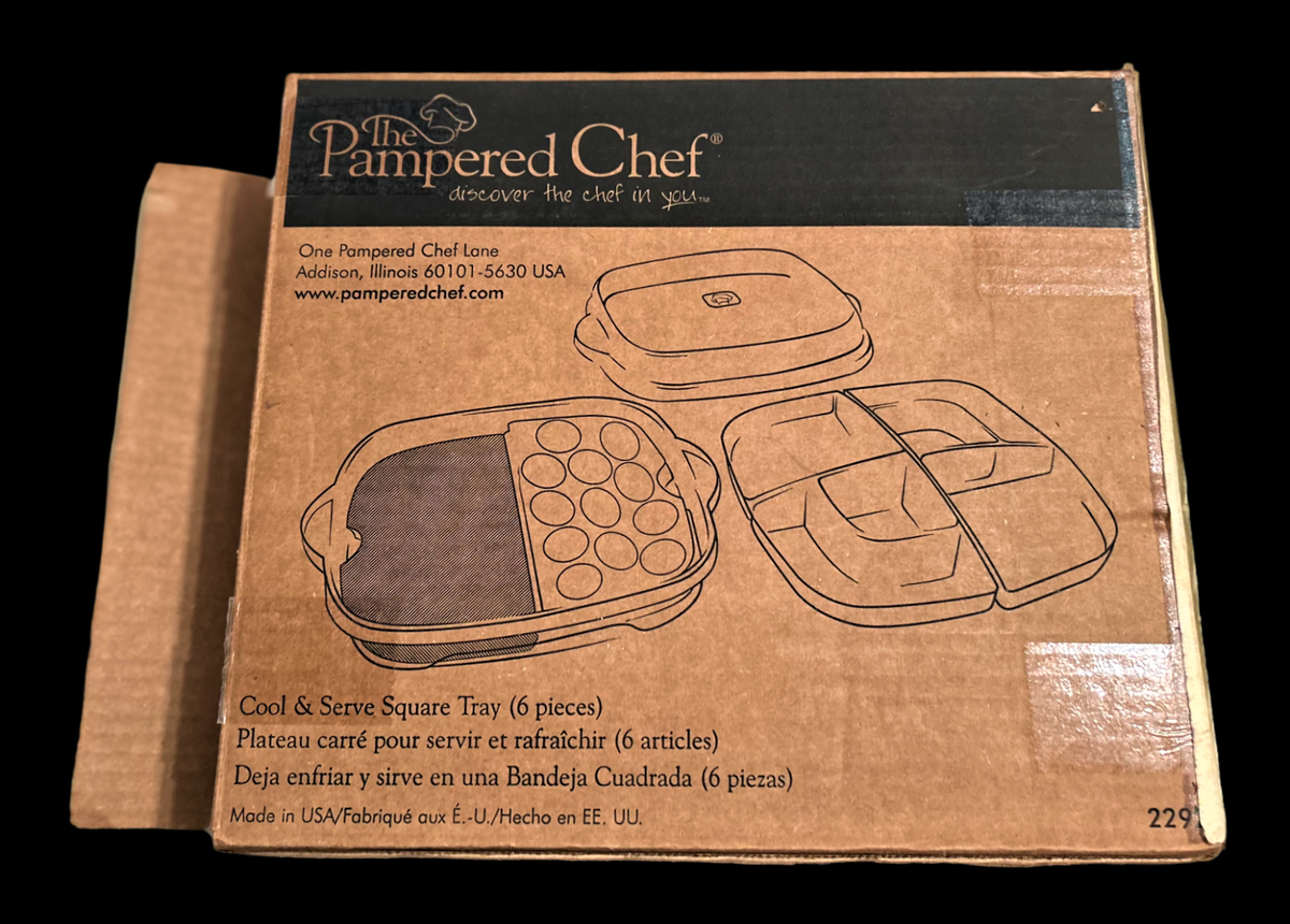 The Pampered Chef: Cool & Serve Tray (6 Pieces) Model 2292 | eBay