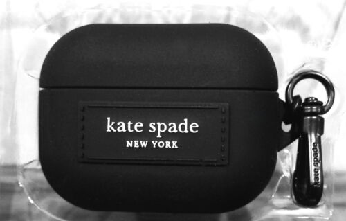 Kate Spade New York Apple AirPods Pro 1ª y 2ª Generación Estuche NEGRO Nuevo
