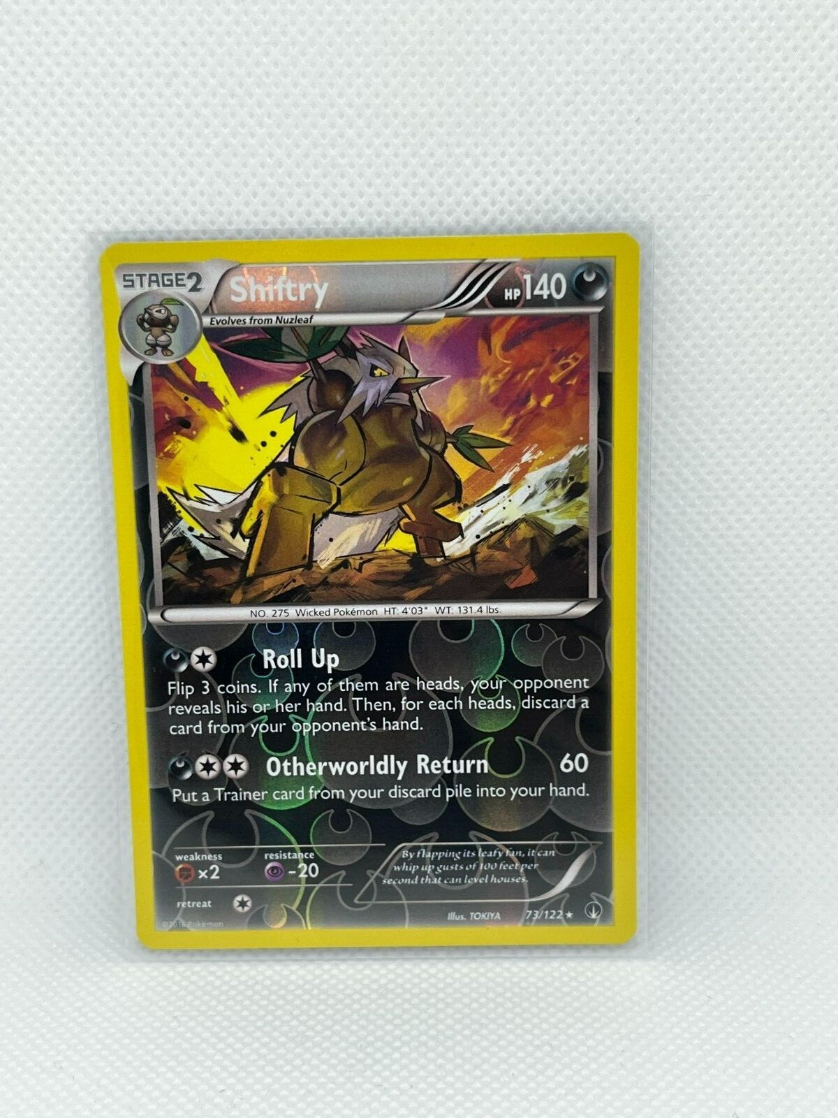 Shiftry 73/122 - XY Breakpoint Reverse Holo RARE Pokemon Card - NM
