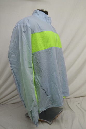 ADIDAS Men's Break the Norm Full-Zip Running Jacket NWT Wonder Blue/Lemon XL - Picture 8 of 10