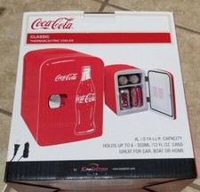 Coca Cola 6-can Capacity Mini Thermoelectric Cooler