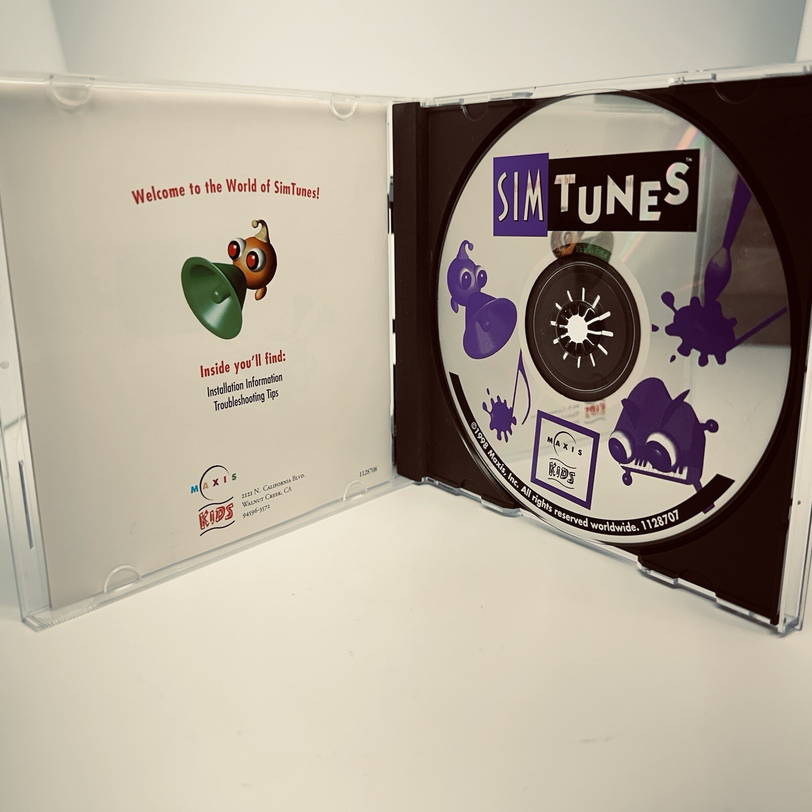 SimTunes PC CD-ROM 1996 Maxis Music Painting Software | eBay