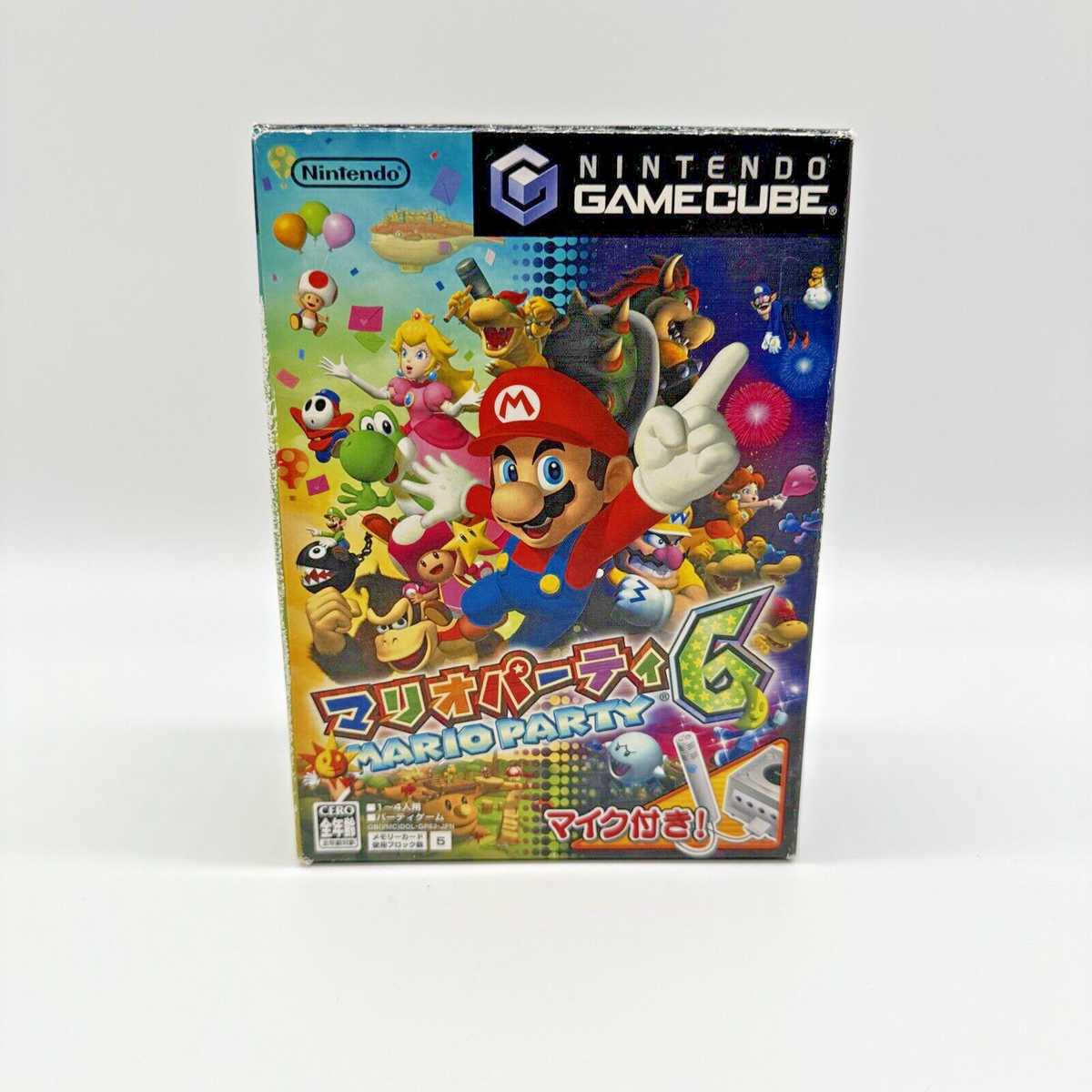Game Super Mario Party Mario Party Nintendo Gamecube Big Box Mic