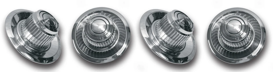 Juego de tapacubos de rueda Corvette C3 Rallye repuesto - Juego de 4 piezas 1968-1982 Foto 2 de 4