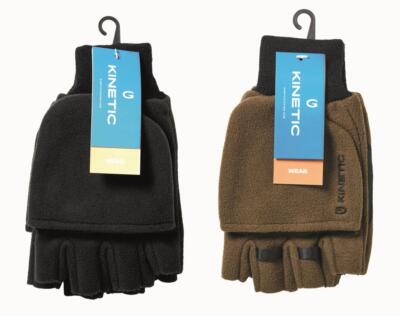 Kinetic Wind Stop Fold Over Handschuhe M-XL Fleece-Handschuh Angelhandschuh