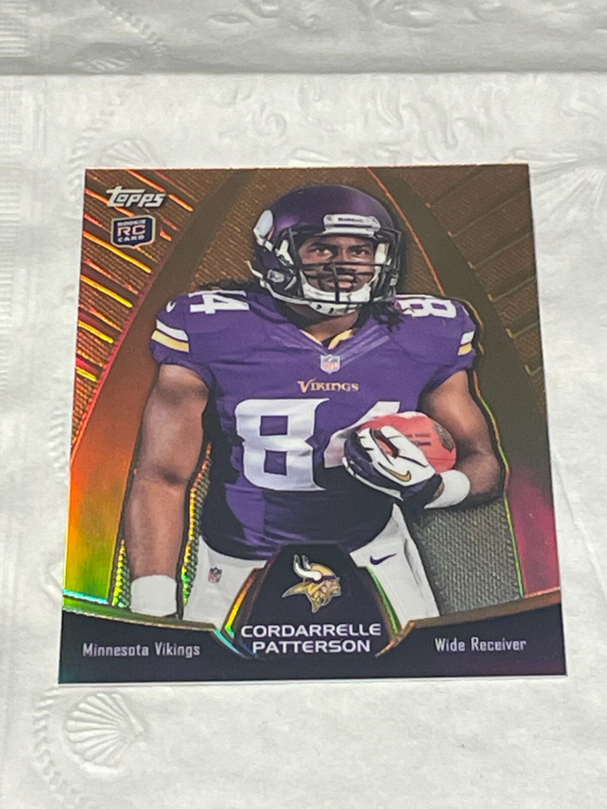 2013 Topps Chrome Mega Box Cordarrelle Patterson #MBC-CP Rookie RC Vikings