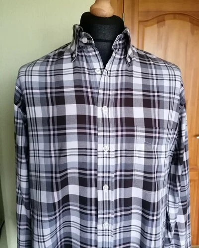 Mens GANT Maine Twill Regular Fit Shirt Long Sleeve Size L/XL (on label L) VGC !