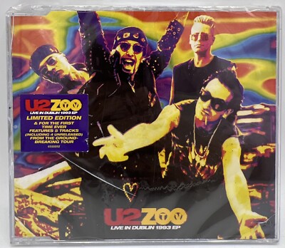 U2 Zoo TV Tour Live In Dublin 1993 EP CD Limited Edition Made In Germany Crack C