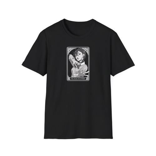 Momo Ayase Flüsterer Unisex Dandadan T-Shirt schwarz Tarot lustig Goth Anime Manga - Bild 3 von 7