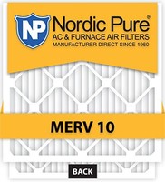 Nordic Pure 24x24x4 Merv 10 Pleated Ac Furnace Air Filter, Box Of 1, New, Free on sale Nordic Pure 24x24x4 Merv 10 Pleated Ac Furnace Air Filter, Box Of 1, New, Free on sale