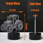 Amazing 3D LED Night Light Color Changing Dynamic Tractor Car Light Home Decor — photo 5