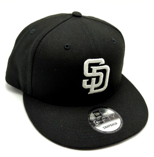 SAN DIEGO PADRES hat black adjustable snapback cap New Era 59Fifty | eBay