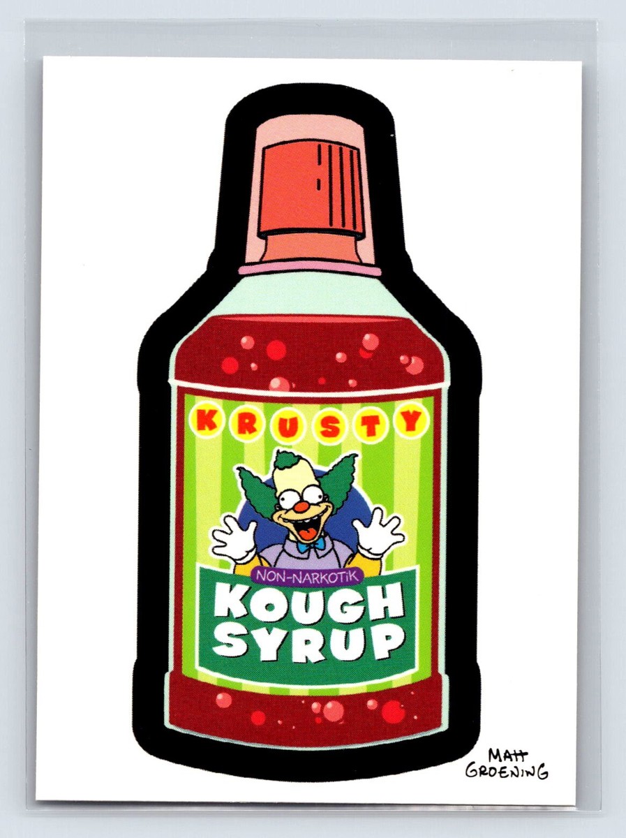 ※期間限定出品※ SIMPSON SA2000 2001 Inkworks Simpsons Mania! #49 Krusty Kough Syrup | eBay