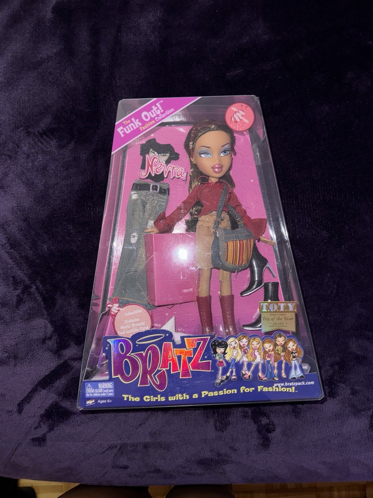 Brand New - NRFB! MGA Bratz Doll Nevra 2004 Funk Out Collection