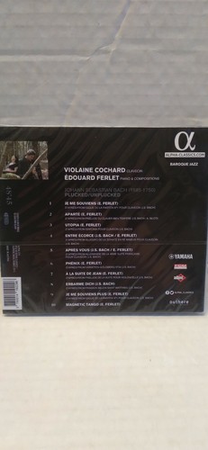 BACH Plucked/Unplucked Cochard Ferlet CD 2015 Alpha/outhere 229 BRAND NEW-SEALED - Picture 3 of 5