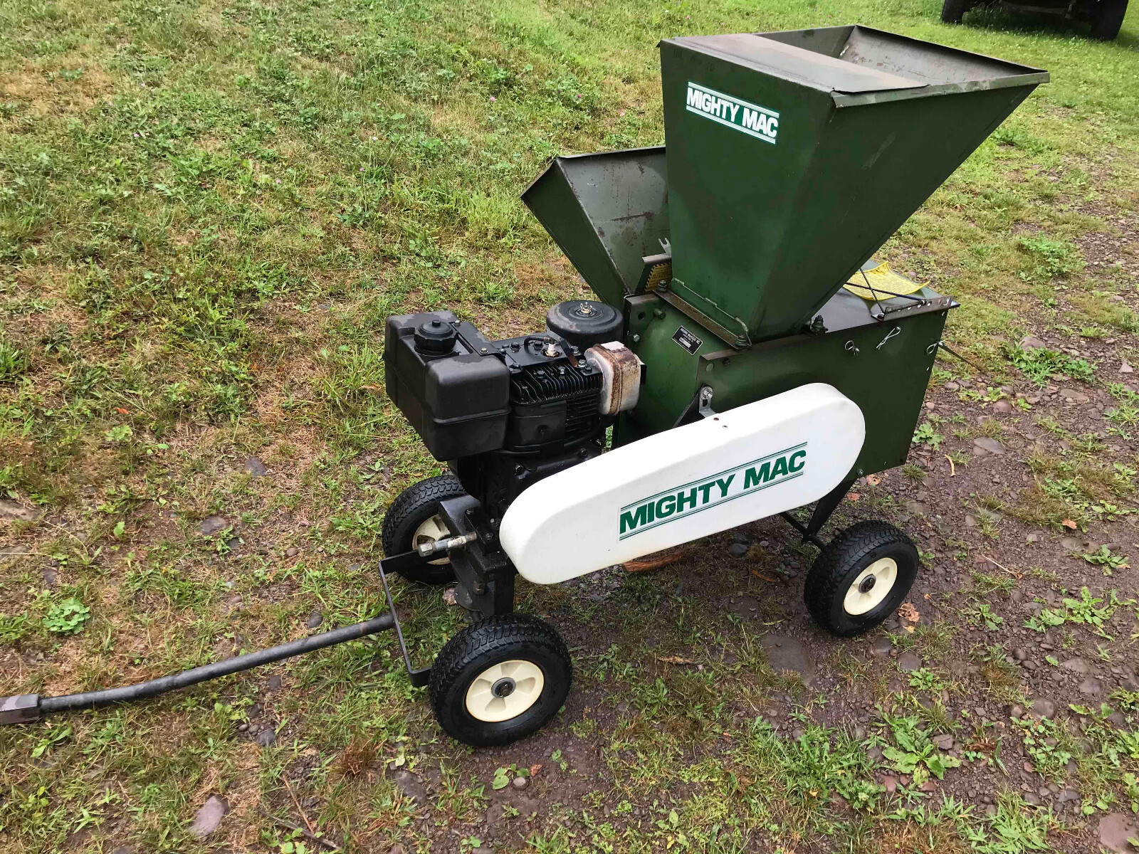 mighty mac wood chipper eBay