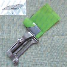 Single Up Turn Raw Edge Hemmer Hemming Attachment With Swing Away Bracket KP-226