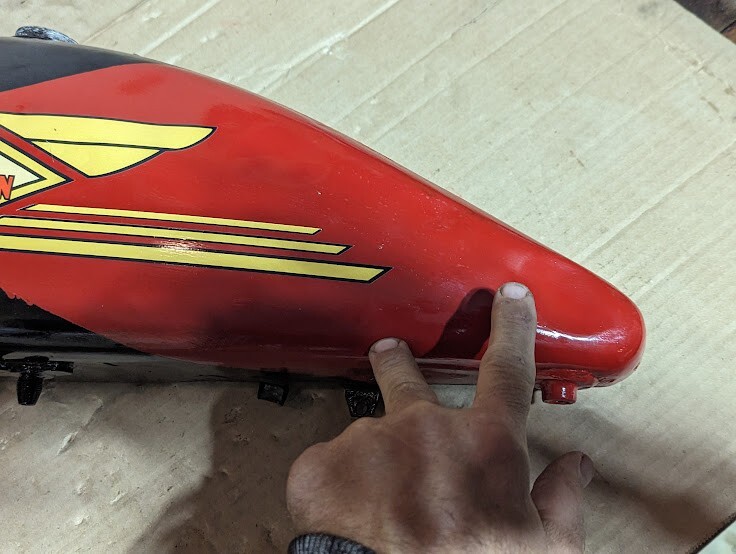 HARLEY DAVIDSON VL JD PEASHOOTER PEA SHOOTER LEFT GAS TANK eBay