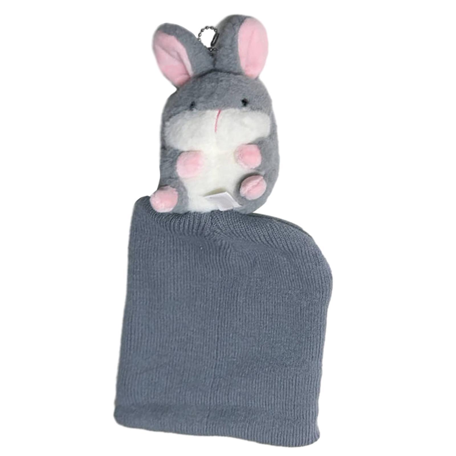 Ski Helmet Cover Rabbit Ear Ski Hat for Skiing and Snowboarding Knitted