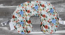 Boppy Colorful Floral Flower Bird Nursing Support Pillow Cover Zipper Multicolor
