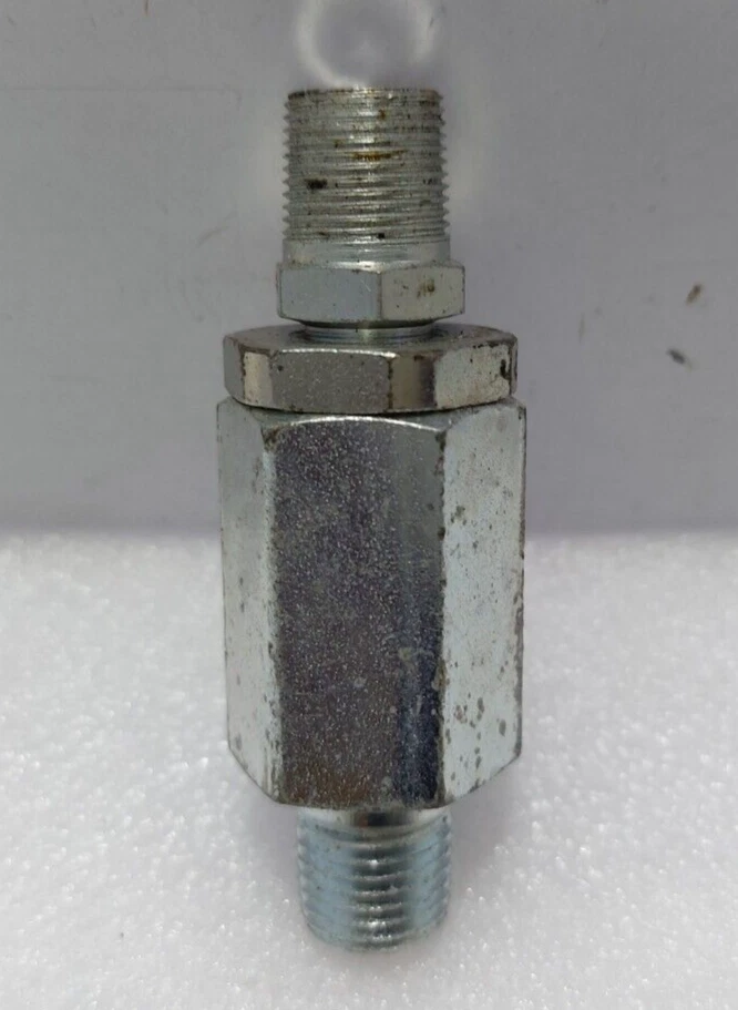 Alemite B52750 Straight Swivel 1/4" NPTF(m) X 1/2"-27 NS(m) Tapered - Image 3 of 4