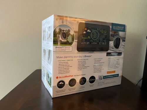 La Crosse Wi-fi Wind and Weather Station With Breeze Pro Sensor New Sealed - 第 2/2 張圖片
