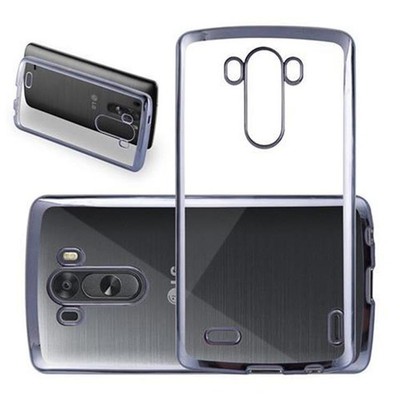Case for LG G3 Protection Cover Slim TPU Silicone Chrome