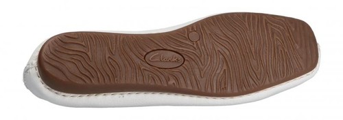 Clarks Damen Ballerina Freckle ice white (Weiß) 203544554 - Imagen 2 de 5