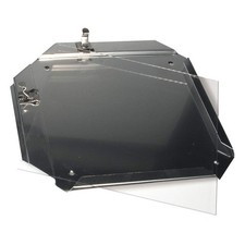 GHS SAFETY  Full Frame Flip Placard Holder,10-3/4" H 41G515