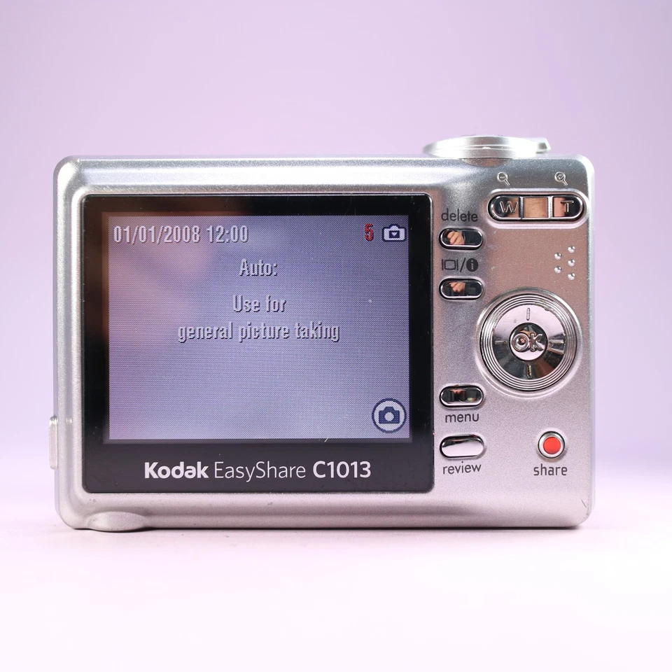 Kodak Digital Camera EasyShare C1013 10.0MP Silver Tested - Image 3 of 4