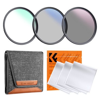 72mm UV/CPL/ND Lens Filter Kit (3 Pieces)-18 Multi-Layer Coatings, UV Filter ...