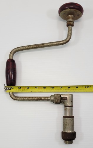 *X) Vintage Pexto Bit Brace Ratchet Drill Auger 8014E USA 16" Tool - Picture 16 of 16