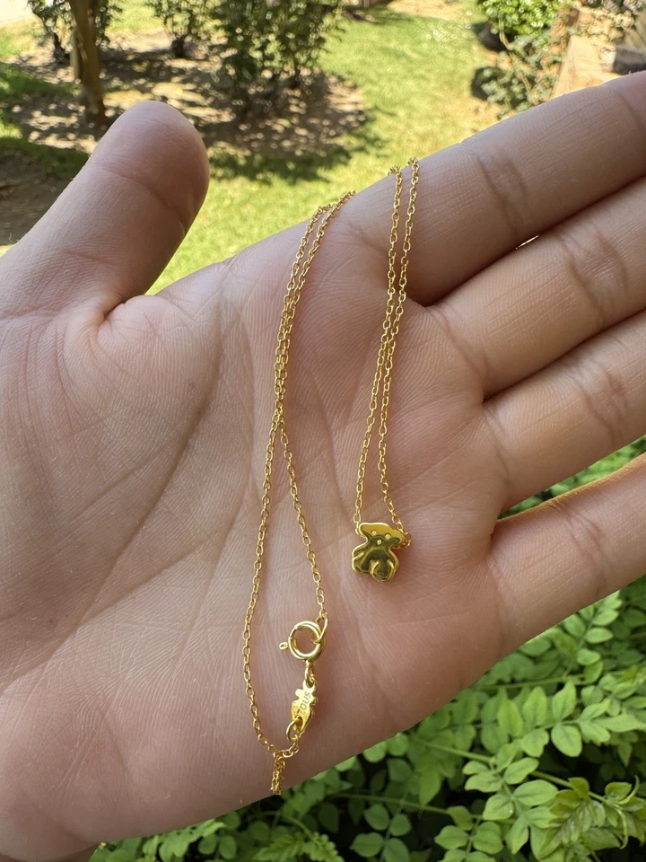 TOUS SWEET DOLLS NECKLACE | 18K GOLD PLATED SILVER VERMEIL - Image 2 of 2