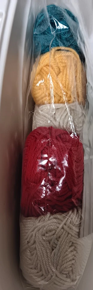 Annie’s Beginner Crochet Kit Club Striped Scarf New In Package Beautiful Colors - Image 3 of 4