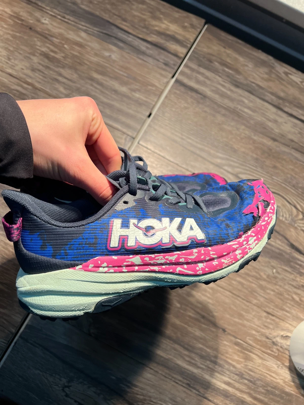 Hoka One One Speedgoat 6 1156033 SMY Trail Running Shoes Youth 4 Multicolor