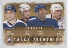 2011-12 ITG Enforcers Tiger Williams Bob McGill Wendel Clark Tie Domi #2 1o3